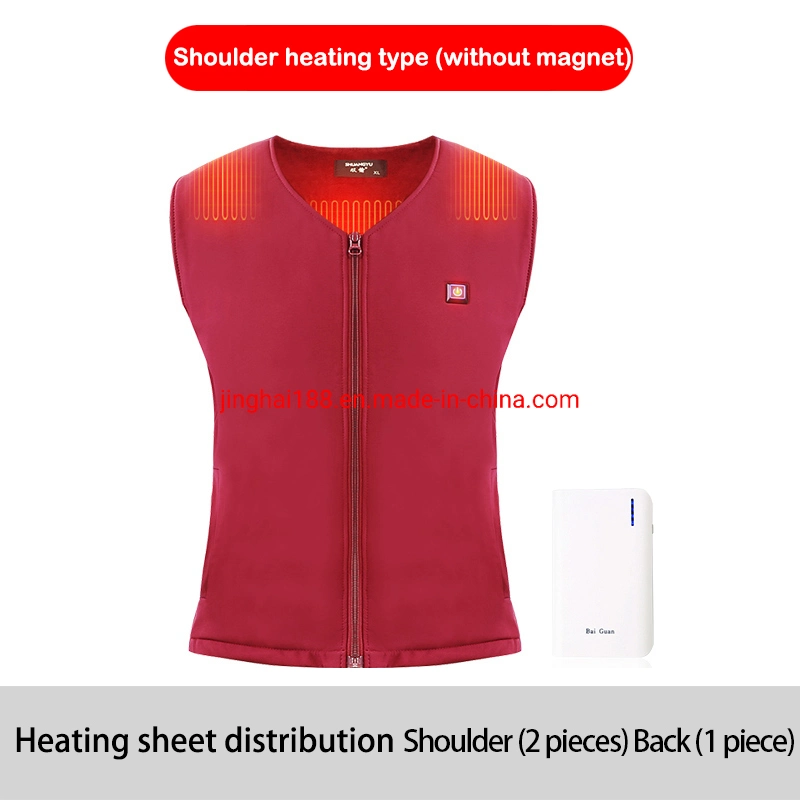 3-Speed Intelligent Temperature Control Heating Vest, Battery-Powered Unisex Heating Vest