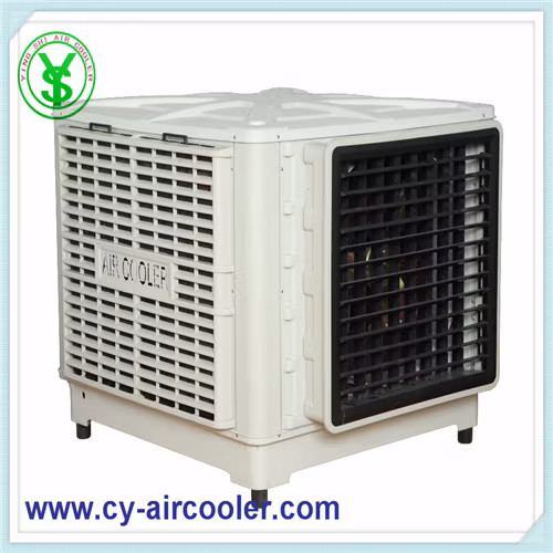 Novo material PP 1.1kw 18000CMH refrigerador de ar portátil de resfriamento evaporativo